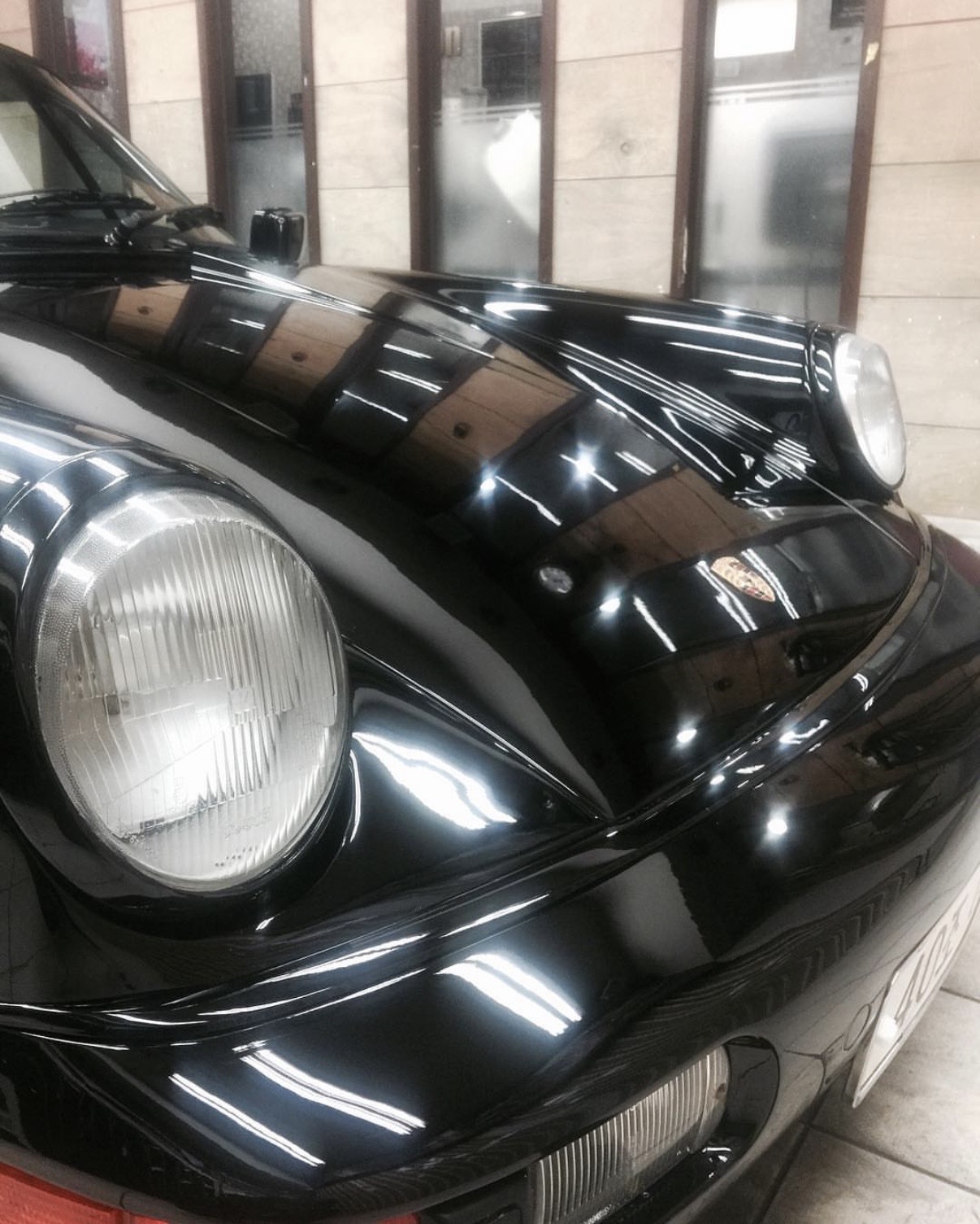 Personalised Porsche 964 front detail